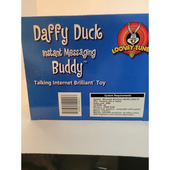 Vintage Looney Tunes Instant Message Buddy Talking Daffy Duck - Picture 9 of 10